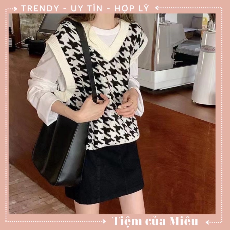 [Mã FAMARAL2 giảm 10K đơn 50K] Áo ghile thổ cẩm kẻ ô ziczac 3 lỗ Tiệm của Miêu | BigBuy360 - bigbuy360.vn