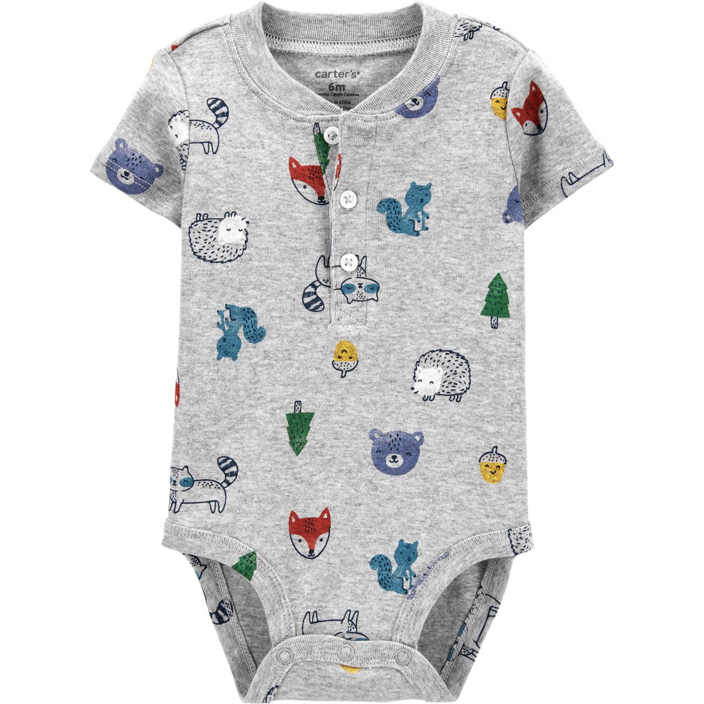 Bodysuit xuất khẩu Size 3M  tay ngắn cho bé ( Màu ngẫu nhiên ) - áo liền quần, body suit, sleep suit, body ngắn tay