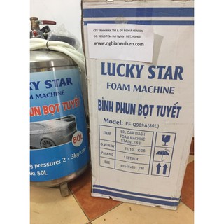 Bình phun bọt tuyết Lucky 80L inox 304