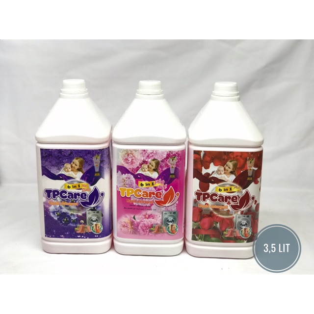 Nước giặt xả 6 trong 1 Tp care 3.5Lit