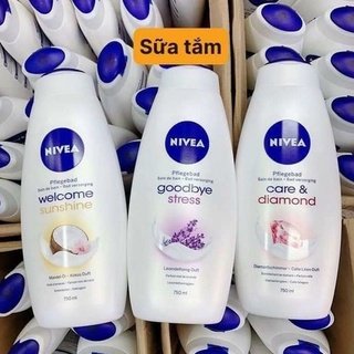 Sữa Tắm Trắng Da Nivea Đức Cao Cấp 750ml