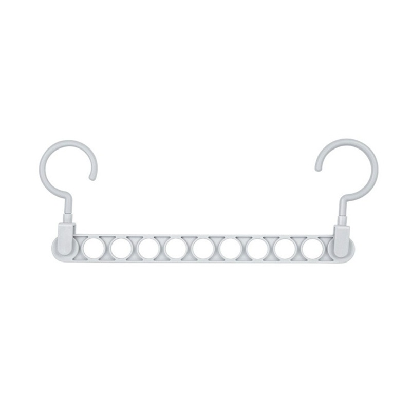 Móc Nhựa Phơi Quần Áo 9 Lỗ Đa Năng Tiện Dụng