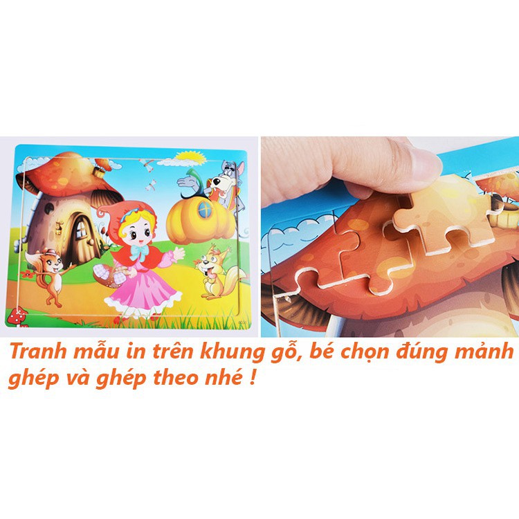 [CHỌN HÌNH] Tranh ghép hình bảng gỗ 200 mảnh PUZZLE