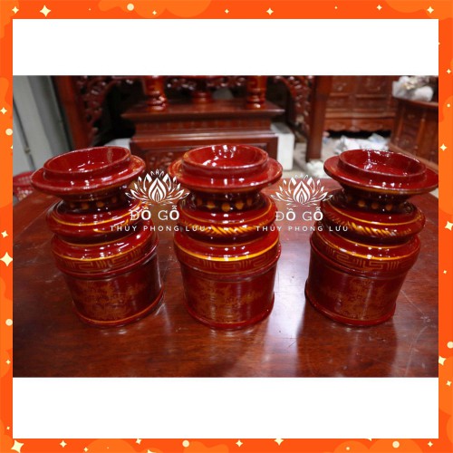 Khay đựng chén nước-khay đựng chén gỗ mít-gỗ gụ-đồ thờ các loại