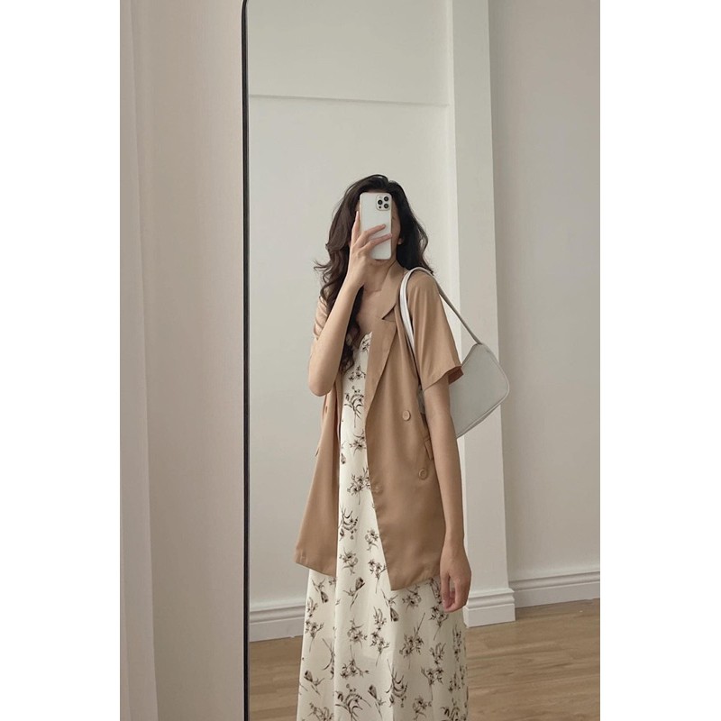 Áo khoác Blazer cộc tay 4 khuy | BigBuy360 - bigbuy360.vn