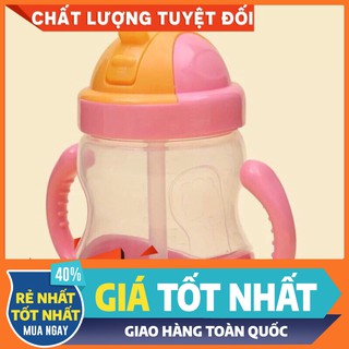 Bình tập uống nước chống rò 280ml cho bé