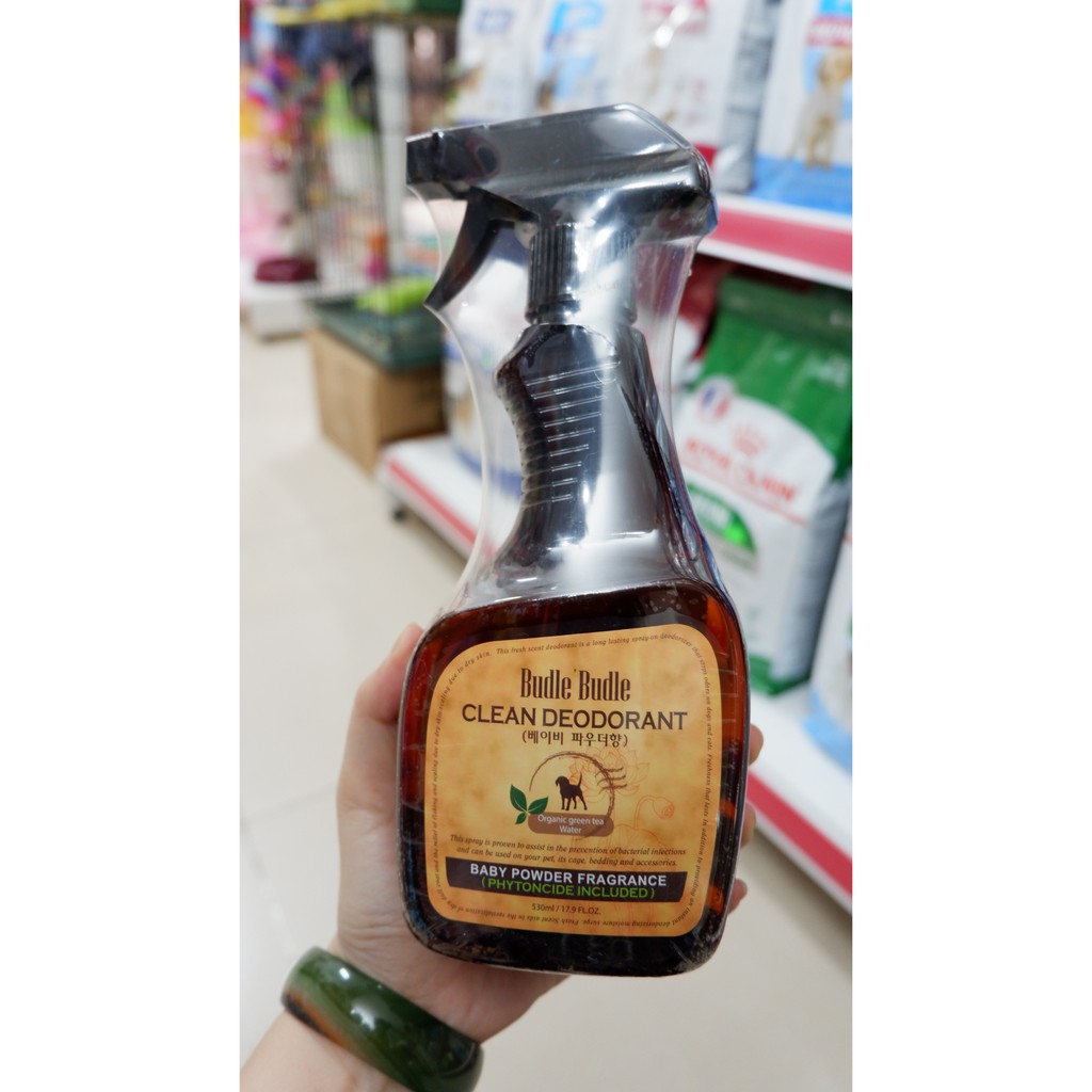 XỊT KHỬ MÙI HÔI, DƯỠNG LÔNG CHO CHÓ MÈO - HÀN QUỐC