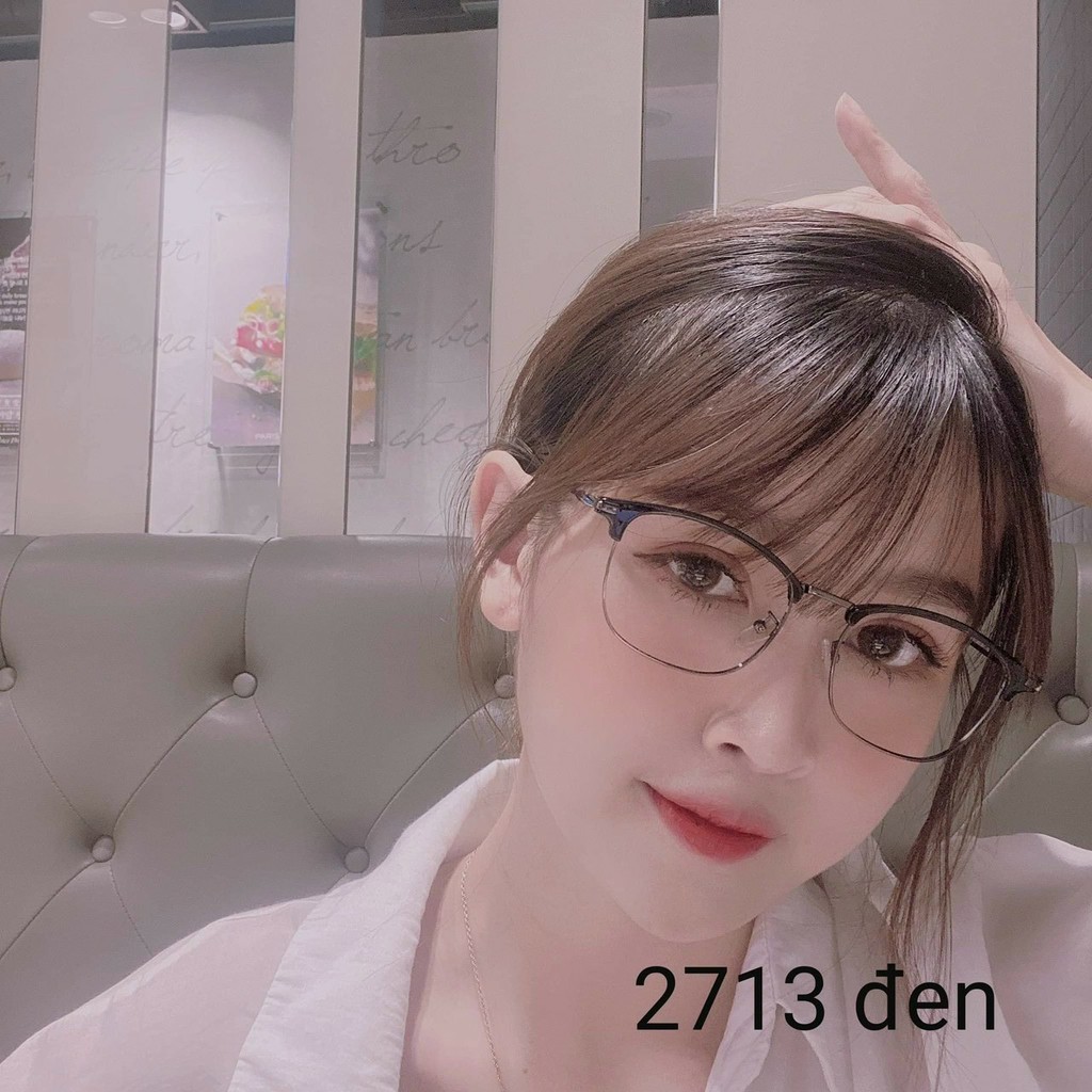Gọng kính cận kim loại thanh mảnh V2713 - Kính thời trang 0 độ | BigBuy360 - bigbuy360.vn