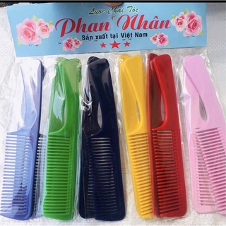 🏵lố 12 cây lược cán cong, chắc tay, nhựa dẻo