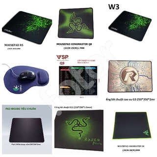 [FREESHIP] LÓT CHUỘT MÁY TÍNH PAD MOUSE SIZE NHỎ MAY VIỀN, DÀY NHIỀU MẪU