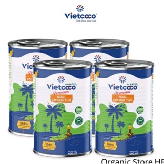 NƯỚC CỐT DỪA TƯƠI VIETCOCO Lon 400ml