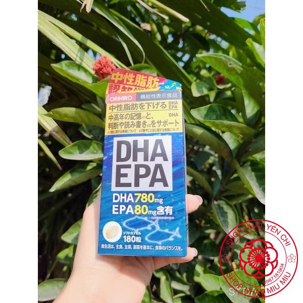 Hộp đựng Viên uống bổ não DHA EPA 180 v Nhật bản