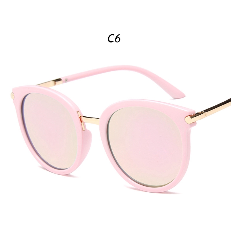 Kính Mát Gọng Tròn Chống Tia Uv400 Thời Trang Cho Nữ