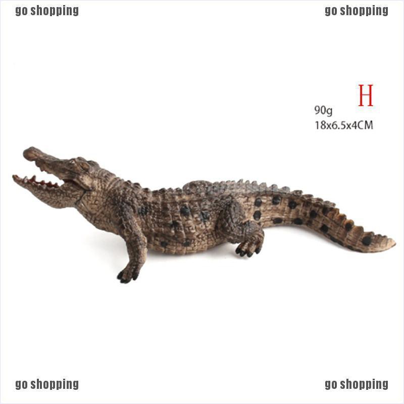 {go shopping}Crocodile Simulation Animal Model Action &amp; Toy Figures Collection Kids Gift