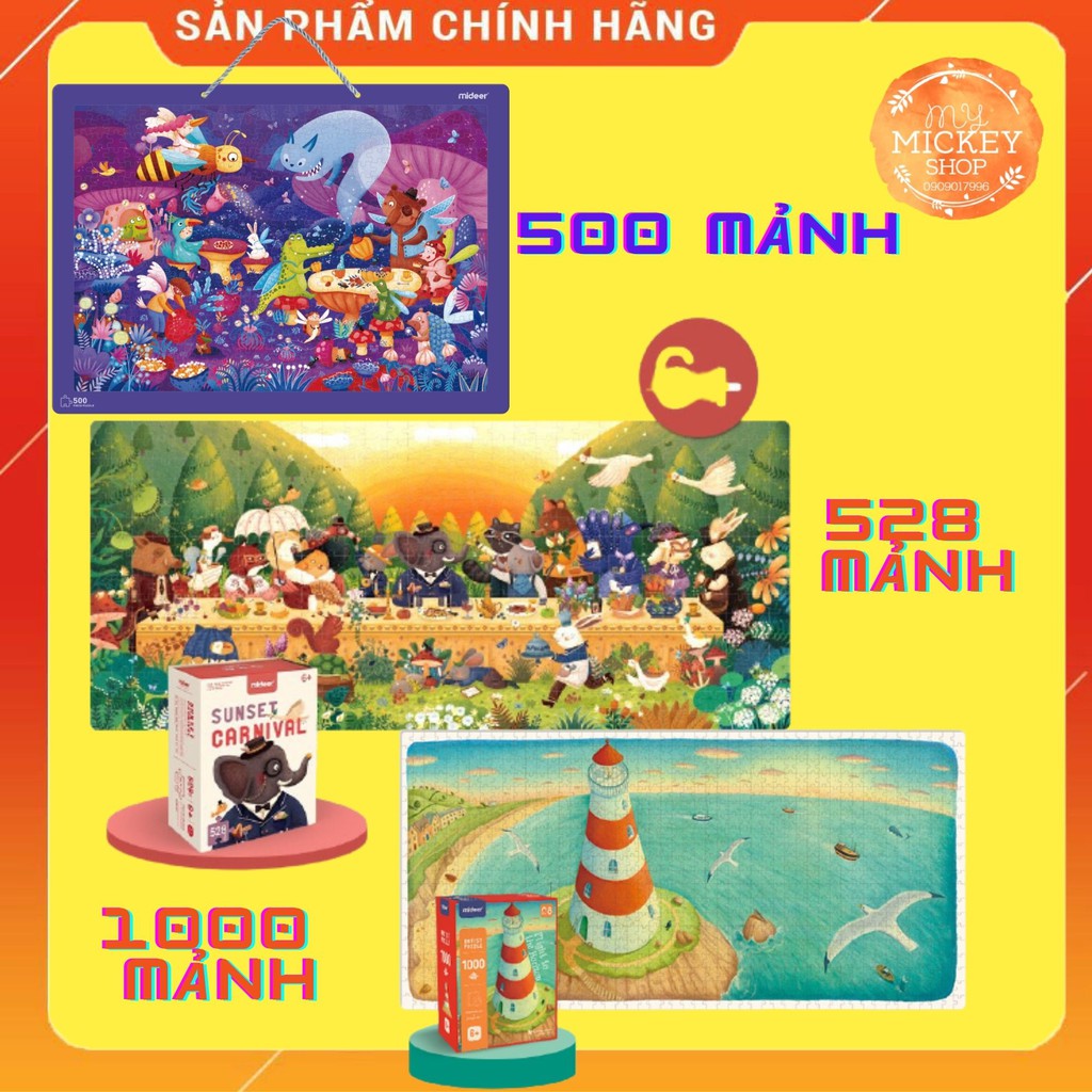 BỘ XẾP HÌNH 500 mảnh -  528 MIẾNG GHÉP SUNSET CARNAVAL - HÃNG MIDEER