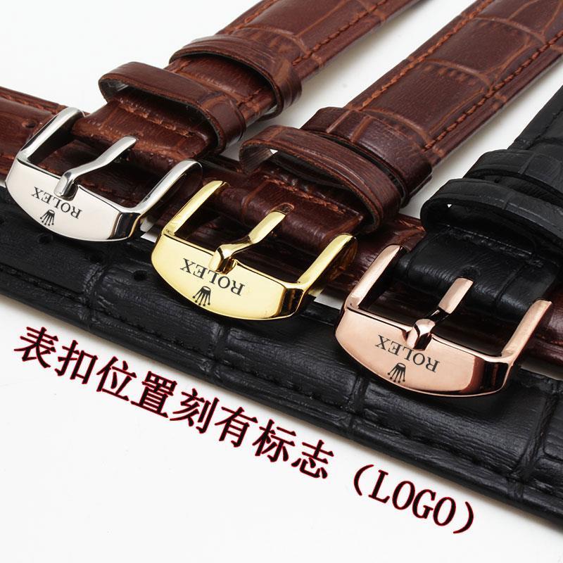 Vòng Tay Rolex Dây Da Bò 20 Chốt 50525 50505 50509 50519
