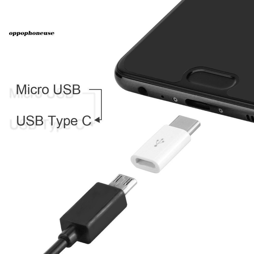 Đầu Chuyển Đổi Micro Usb Sang Type-C Cho Điện Thoại Oppo