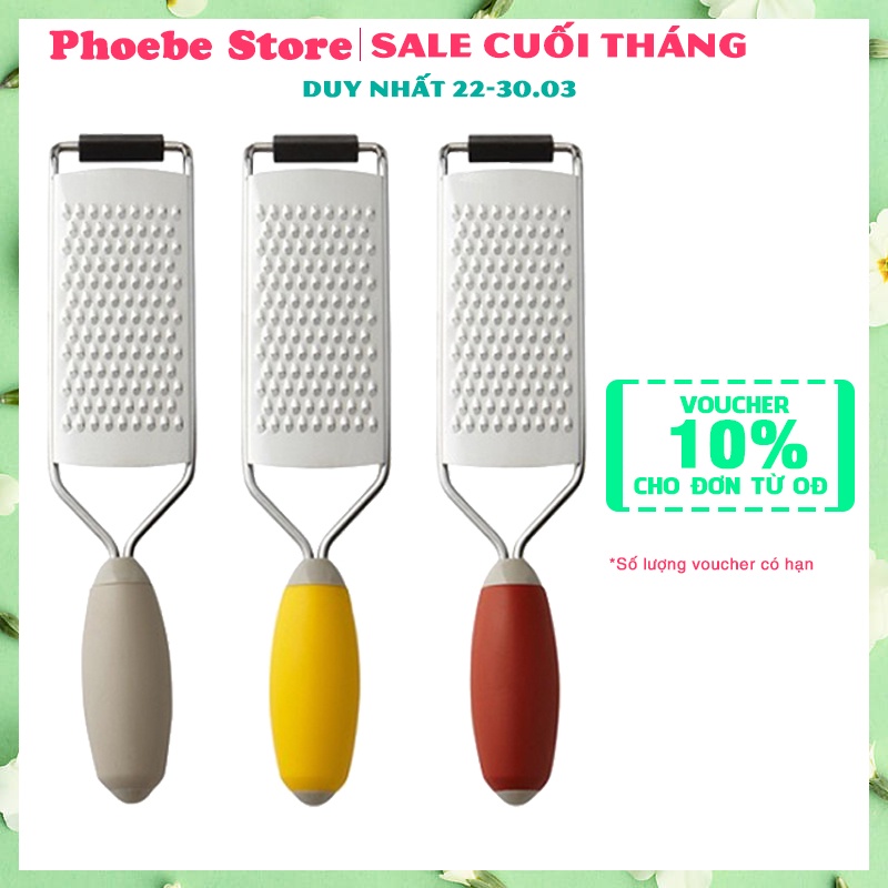 Dụng cụ bào, mài, đánh vẩy cá đa năng Lock&amp;Lock lưỡi bào thép không gỉ tay cầm silicone LOL127