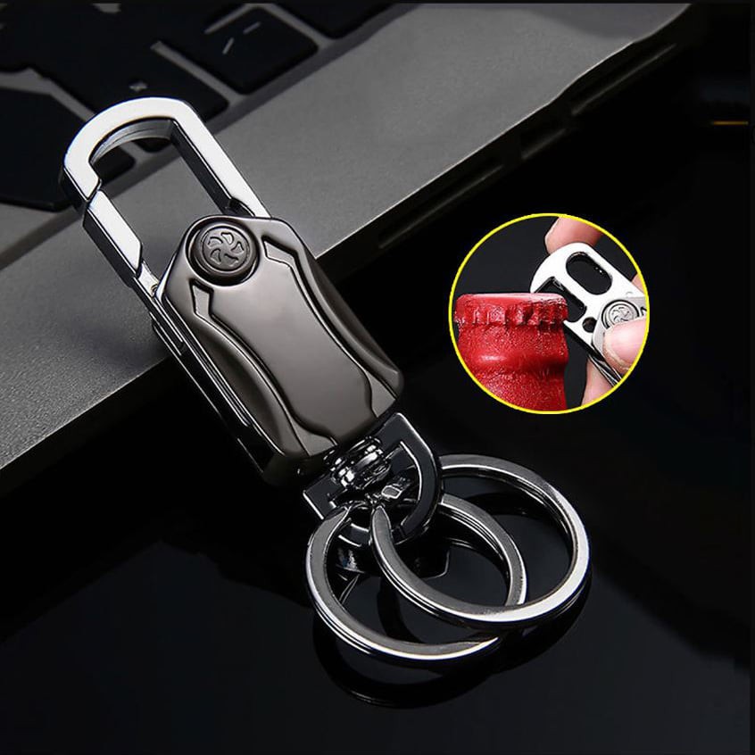 Móc khóa spinner đa chức năng, thép titan chất lượng cao cực đẹp cực ngầu, mở bia, giá đỡ điện thoại, cắt băng dính -Rap