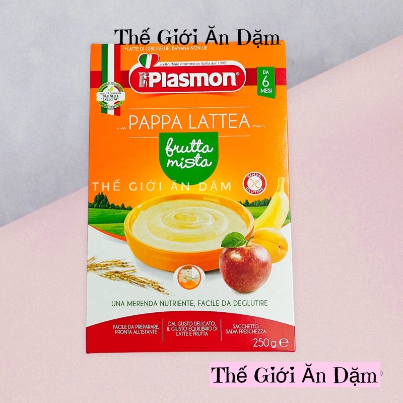 Bột Ăn Dặm Plasmon ITALIA 6m+