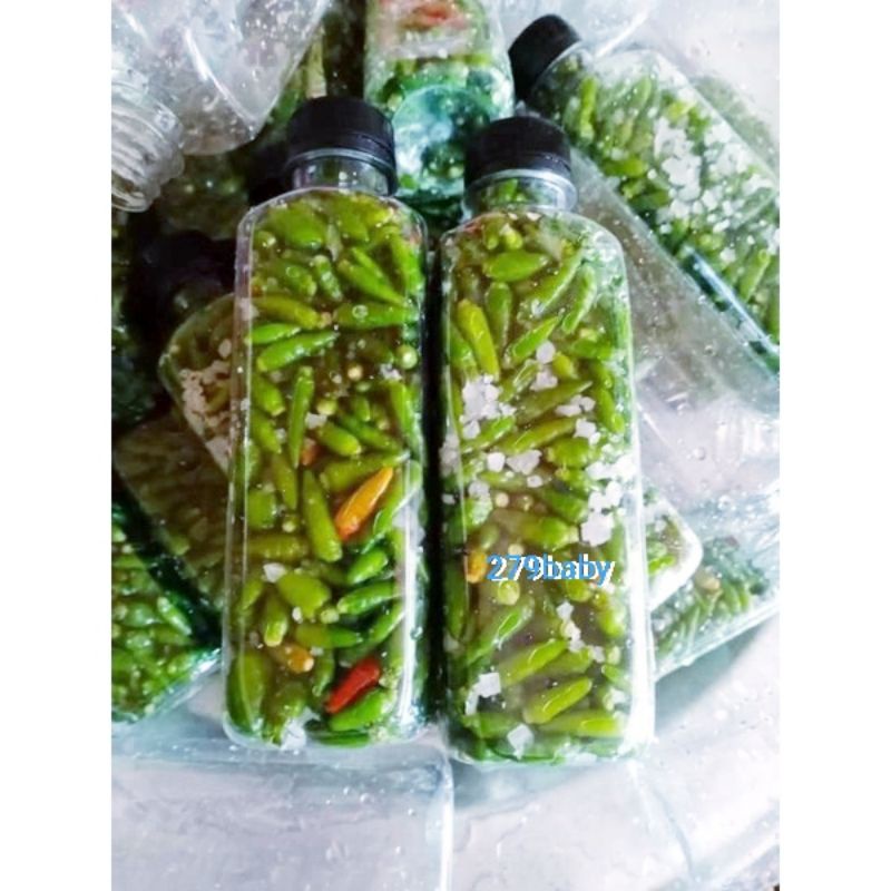 Ớt xiêm rừng sốc muối ,cay giòn quanh năm .chai 330ml 🌶.