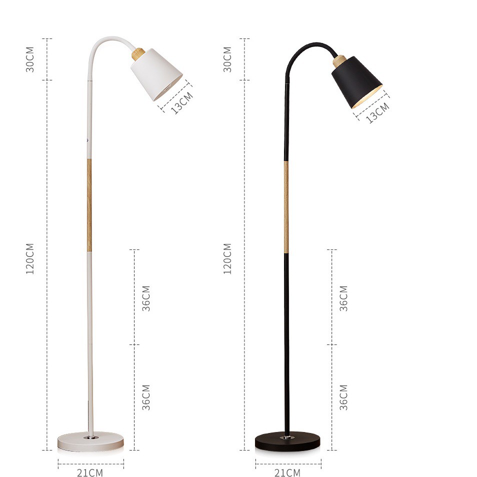 Đèn cây đứng Daisy Decor vintage đèn cây trang trí phòng khách phong ngủ đọc sách tặng bóng Led tiết kiệm điện