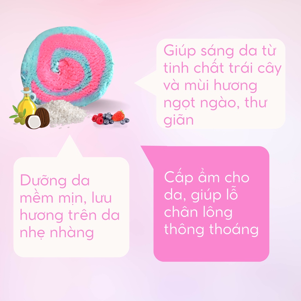 Bánh siêu tạo bọt bồn tắm FREYA [Labbi] Bubble Bar