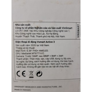 Điện thoại Vsmart Active 3