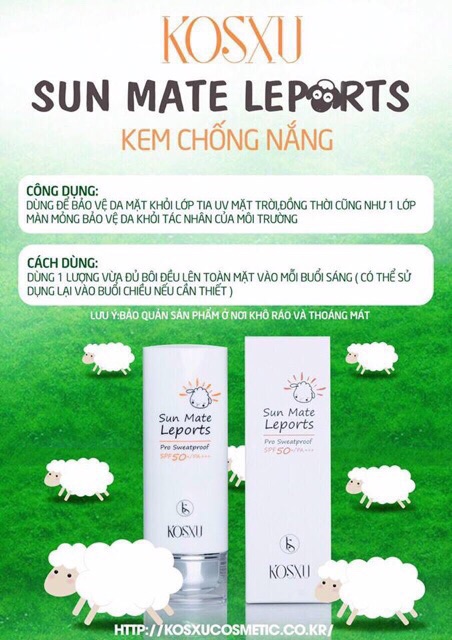 Kem chống nắng Kosxu