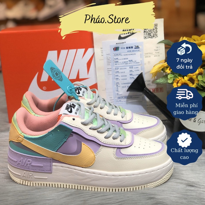 Giày 𝐍𝐢𝐤𝐞 Shadow, 𝐍𝐢𝐤𝐞 7 màu, Giày Thể Thao Nữ Bản Đẹp Tiêu Chuẩn 2022 Full Box, Bill