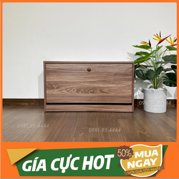 Tủ Giày Thông Minh 3 tầng kết hợp ghế ngồi đựng được giày thể thao và cao gót rộng 80cm