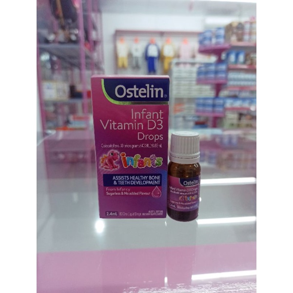 Vitamin D3 Ostelin 2,4ml Cho Trẻ Sơ Sinh