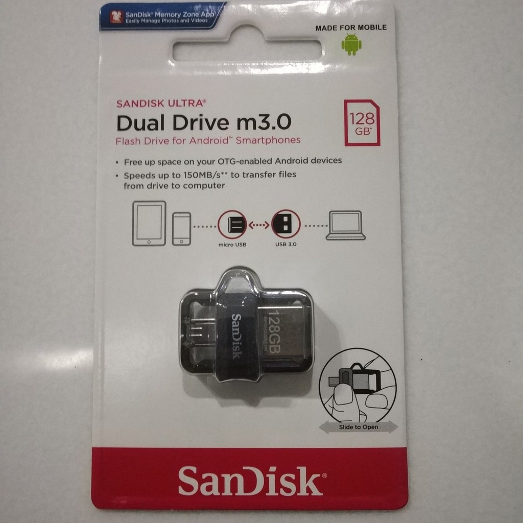 USB OTG SanDisk Ultra Dual Drive SDDD3 128GB-256GB