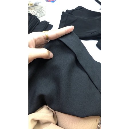 ( HÀNG CÓ SẴN) Quần short cạp cao ống rộng bigsize hình shop chụp
