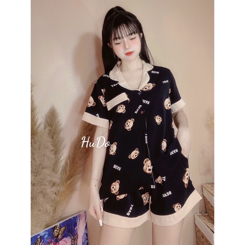 Bộ  pijama  Dơi cộc dài hàng loại 1 có video và ảnh thật