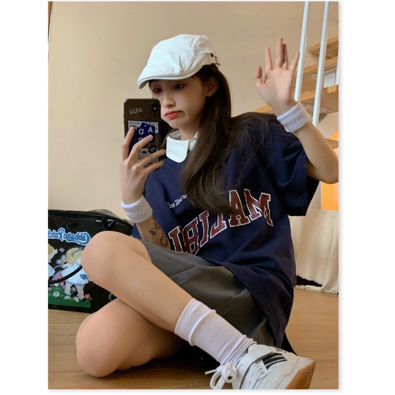 Áo thun form rộng - Áo thun tay lỡ cổ bẻ phong cách thời trang - NGỌC HÂN FASHION