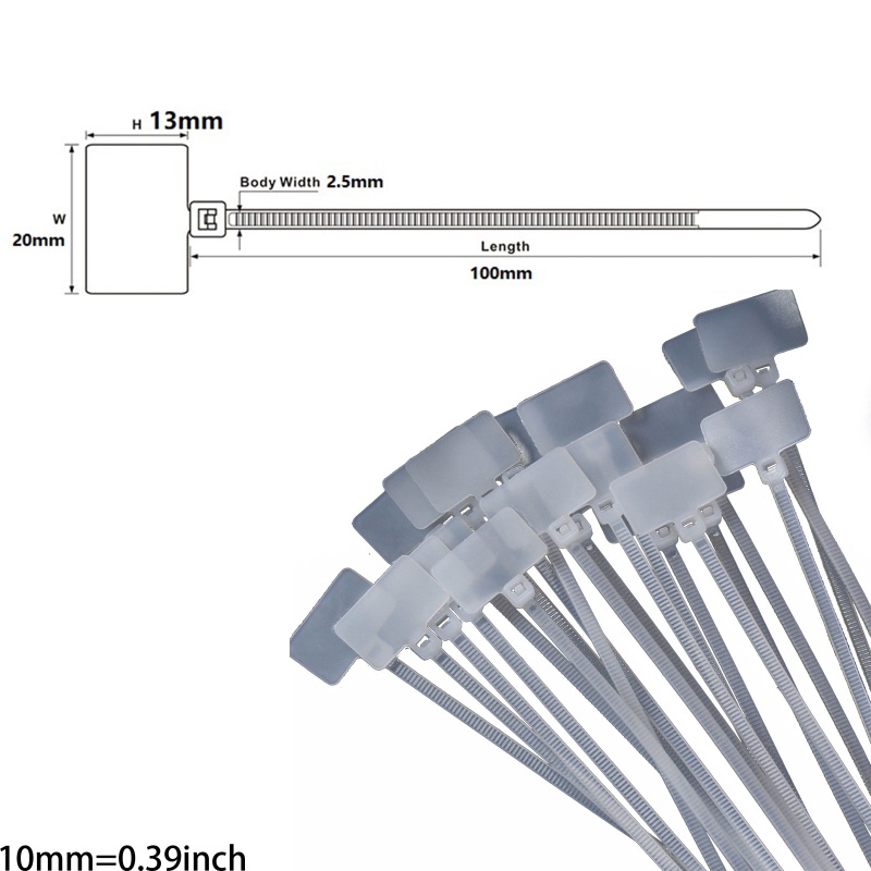 Set 100 Dây Rút Nylon Tự Khóa An Toàn Sử Dụng Một Lần