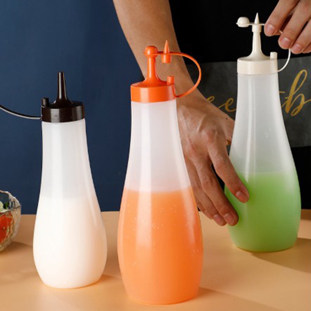 YIYU Bình Đựng Nước Sốt Bằng Pe Cấp Thực Phẩm Có Nắp Đậy Tiện Dụng Cho Nhà Bếp Tyler1 250 / 360 / 480 / 720ml