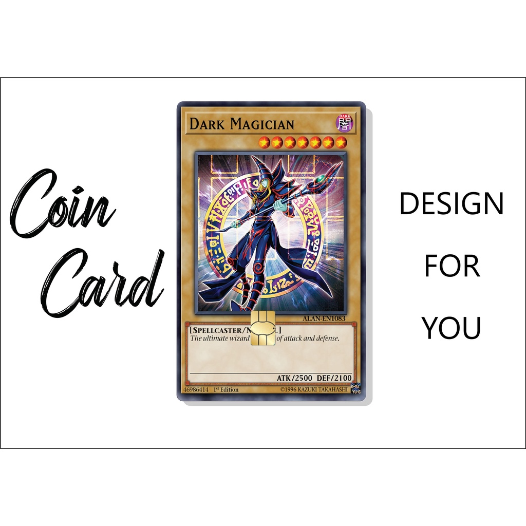 Lá bài Magic Yu-Gi-Oh! (Decal dán Thẻ ATM, debit, thẻ từ, thẻ chung cư ) | Dán thẻ ATM COINCARD