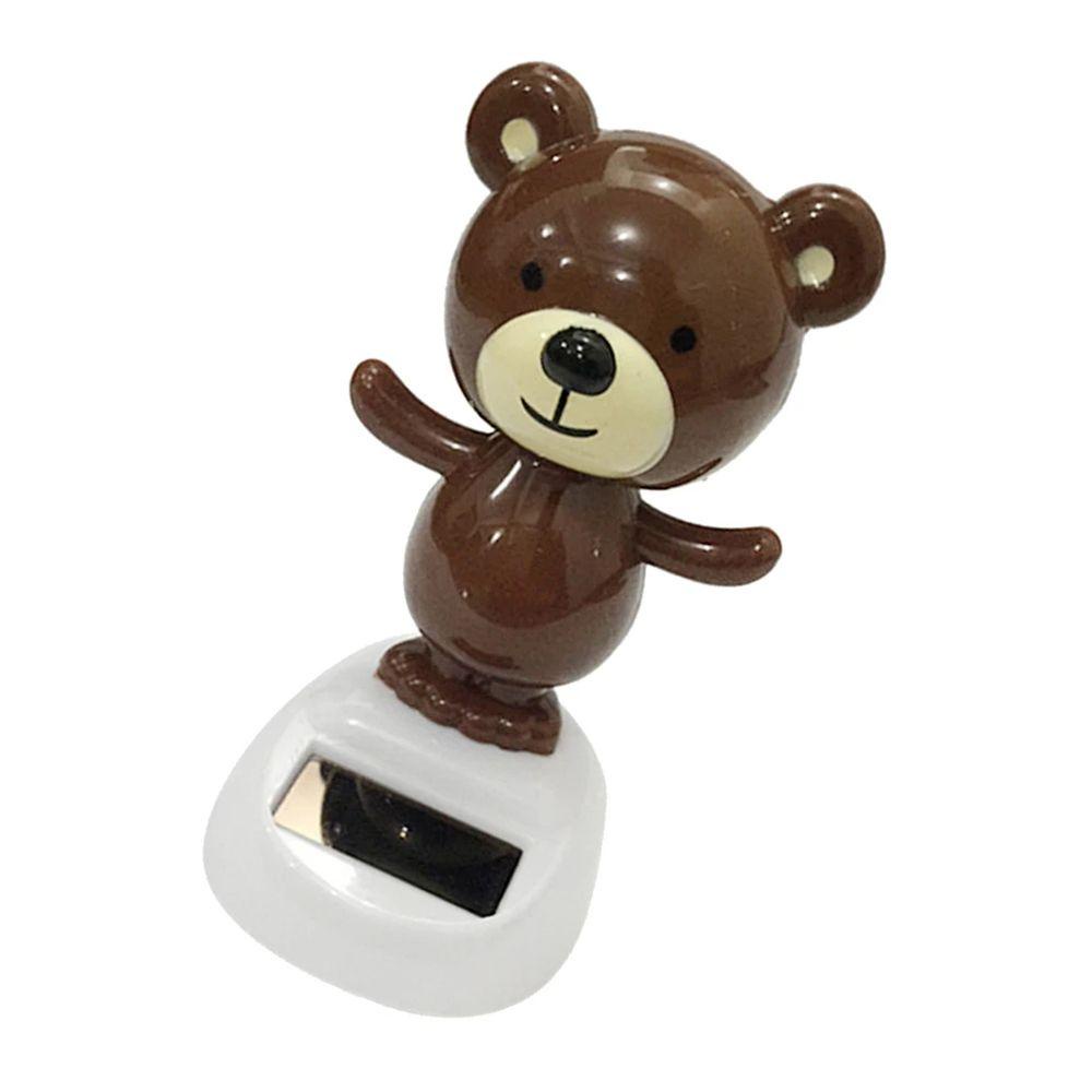 Đồ trang trí Gấu Lắc Đầu Trang Trí Nội Thất Xe Hơi Sử Dụng Năng Lượng Mặt Trời