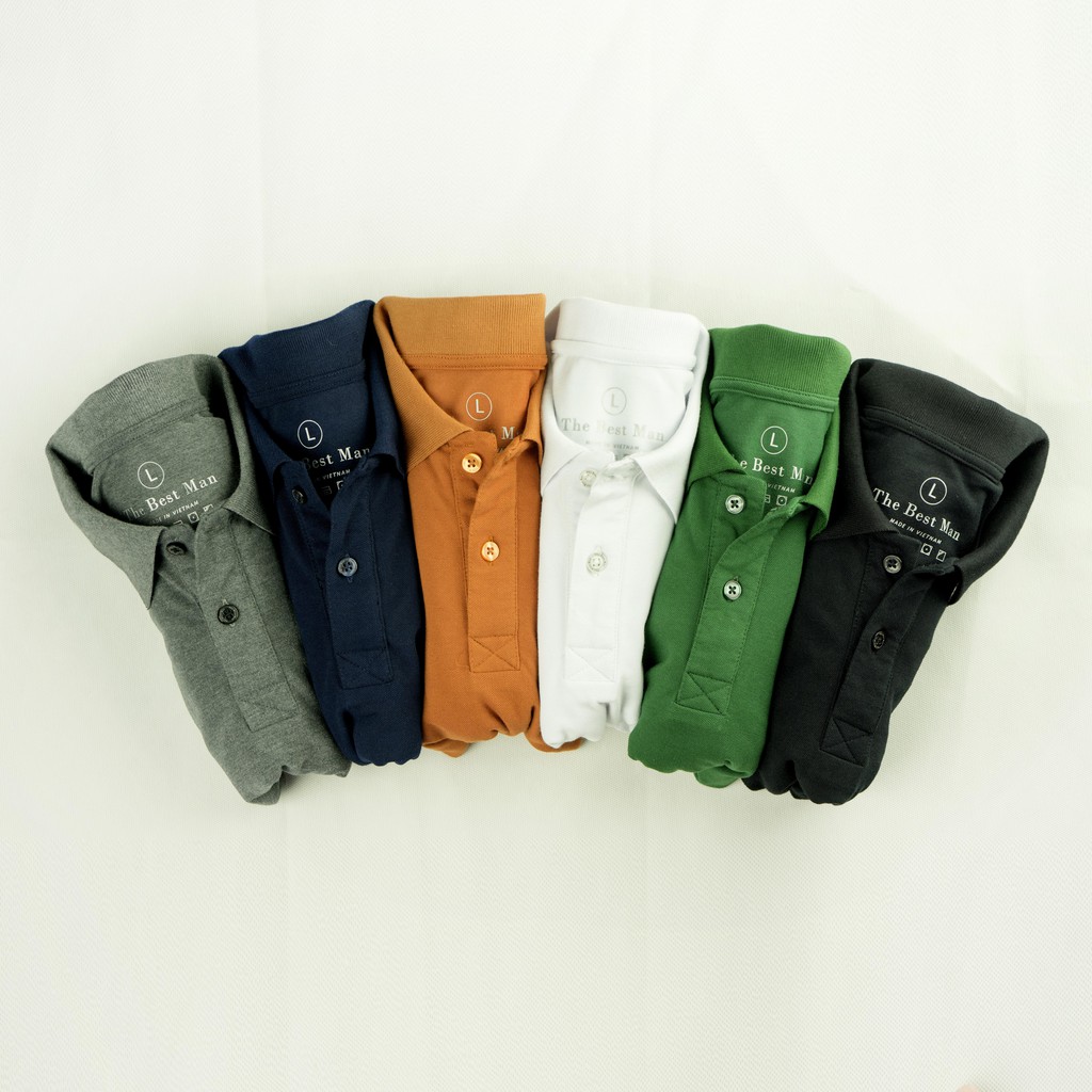 Áo thun POLO màu Cam - THEBESTMAN | BigBuy360 - bigbuy360.vn