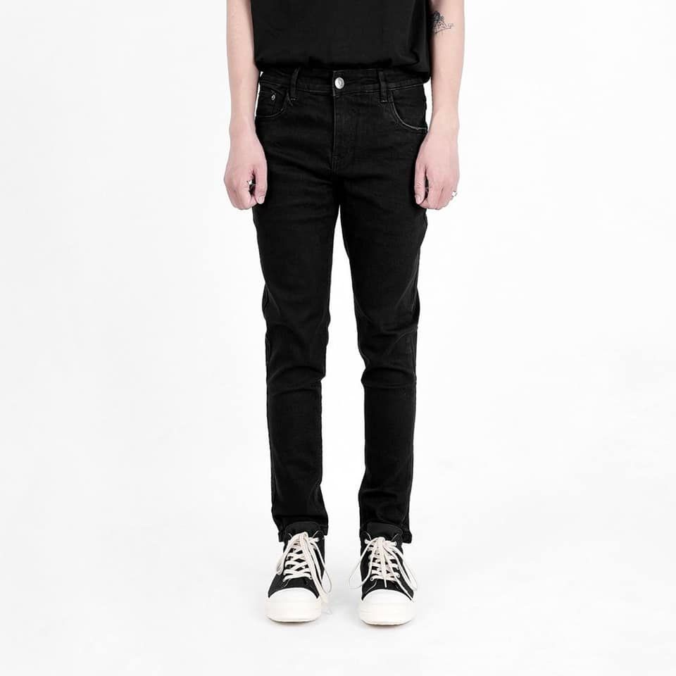 Quần jean nam màu đen Tum Machines SKINNY FIT DENIM – BLACK