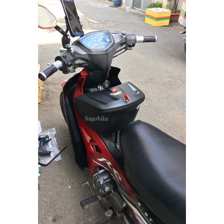 Thùng giữa Sirius, thùng Givi G12N kèm bát gắn chuẩn theo xe, hàng chính hãng, bảo hành 2 năm