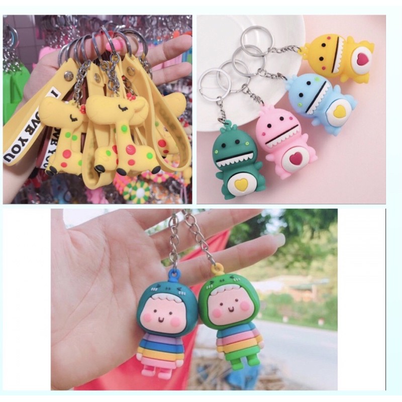 Móc khoá khủng long kute