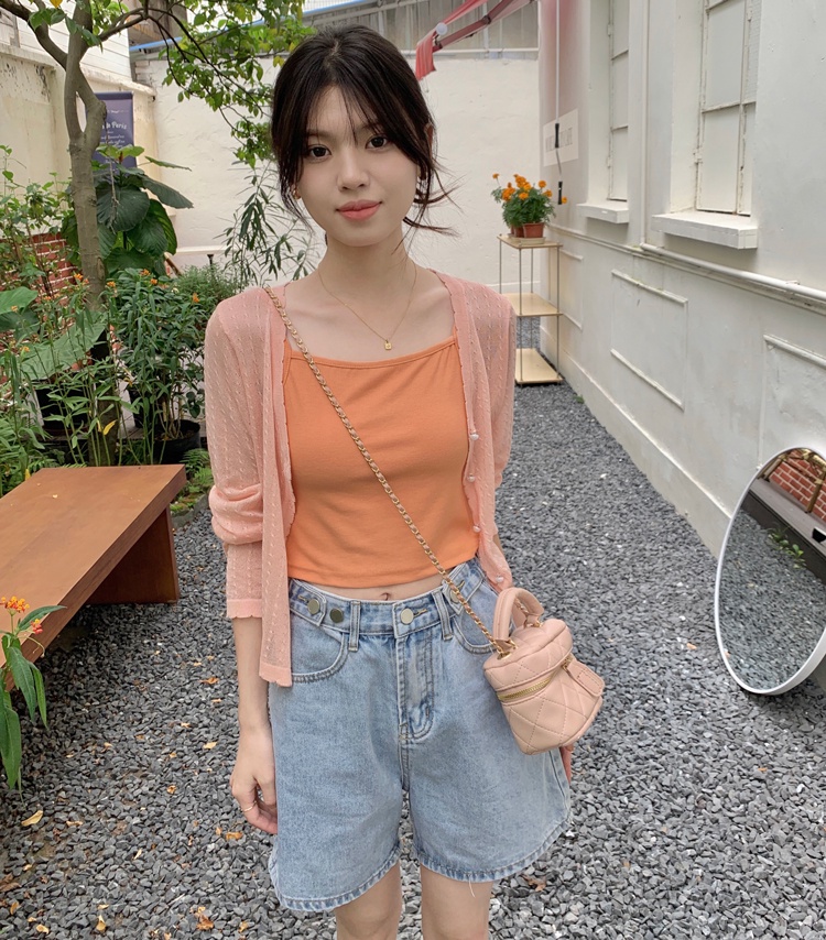 Áo Hai Dây Dáng Ôm Ngắn Thời Trang 51639