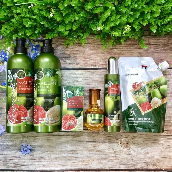 Xịt Dưỡng Tóc Tinh Dầu Bưởi Grapefruit Valer 200ml Ngăn Ngừa Rụng Tóc.Phục Hồi Hư Tổn,Kích Thích Mọc Tóc