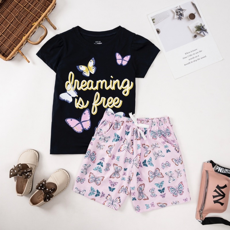 Bộ cotton bé gái size đại 18-45kg