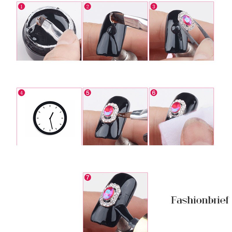 Keo dán trong suốt siêu dính thể tích 8ml tiện dụng cho làm móng nghệ thuật