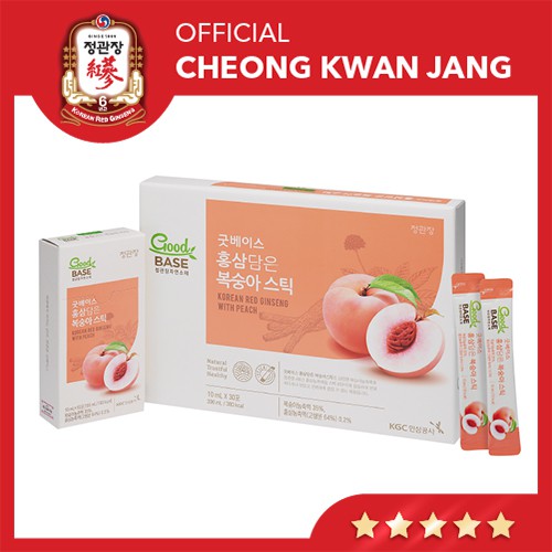 HỘP NHỎ Nước Hồng Sâm Goodbase Đào KGC Cheong Kwan Jang - Hồng Sâm Hàn Quốc, Hồng sâm Vị Đào