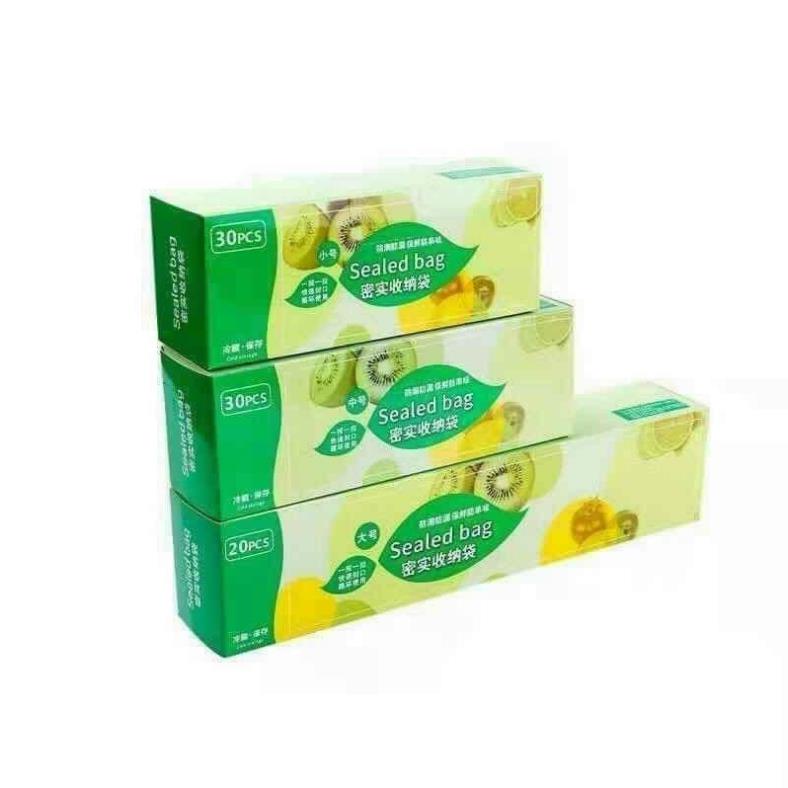SET 3 Hộp Túi Zip Đựng Thực Phẩm Có Khoá, Combo 80 Túi [ Sẵn- Có Sỉ]